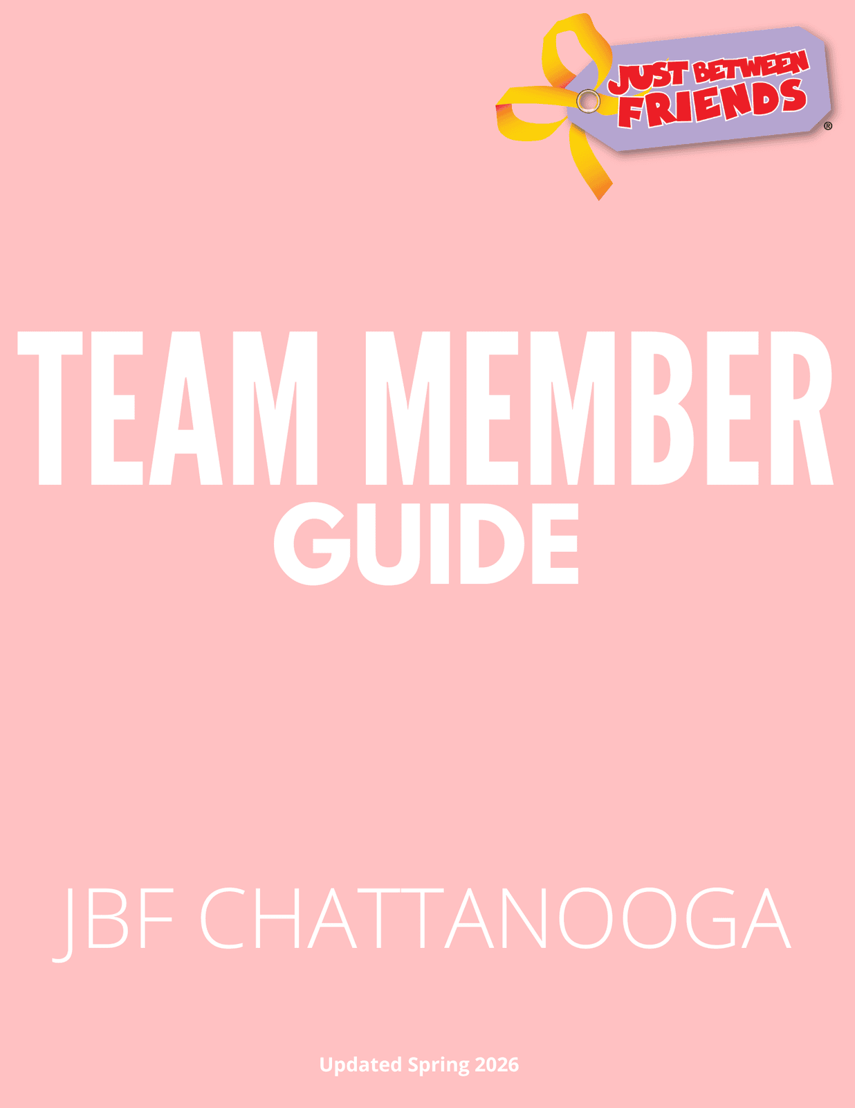 Team Member Guide Cover