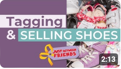 Tagging and Selling Shoes Video