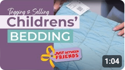 Tagging and Selling Childrens Bedding Video