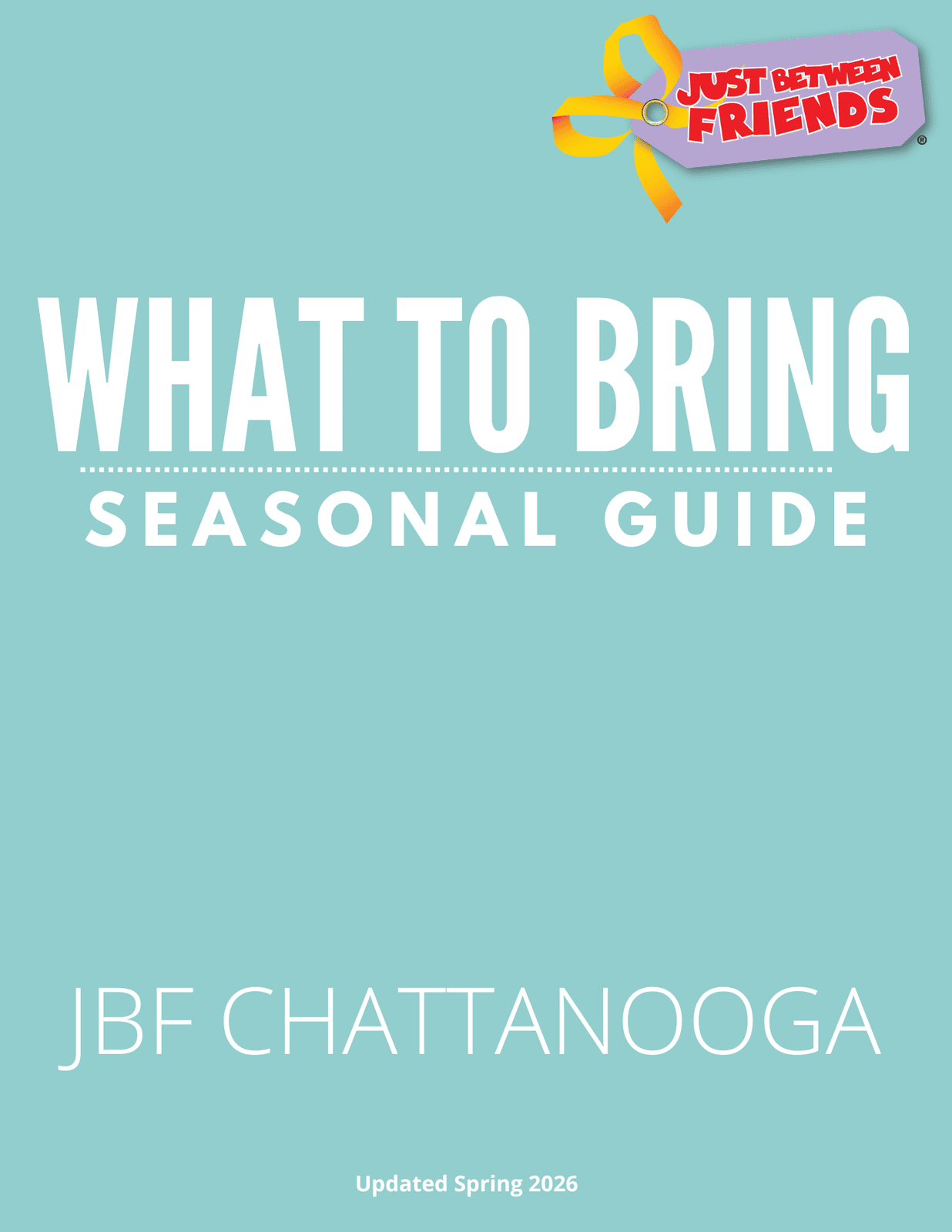 Seasonal Guide Cover
